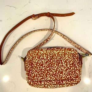 Madewell calf hair camera bag